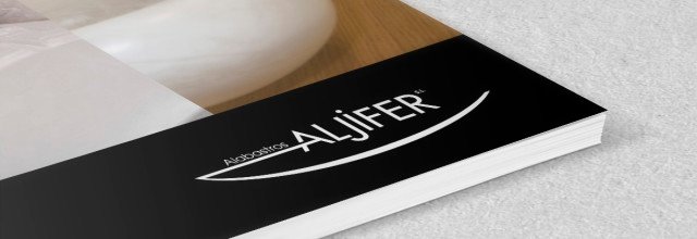 Detalle de diseño de portada para Aljifer